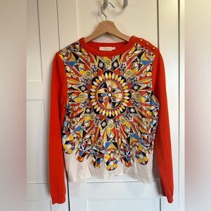Tory Burch Colorful Geometric Print Top - Size S/M - please read! 🧡Host Pick🧡